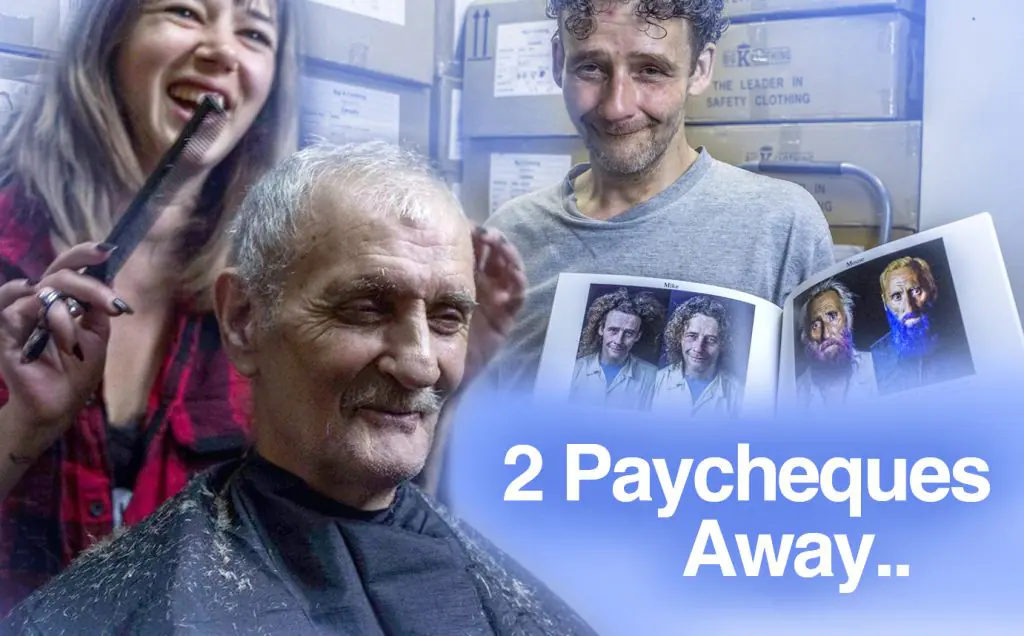 2 Paycheques Away.. Is Uplifting Spirits and Fostering Community Through Barbering