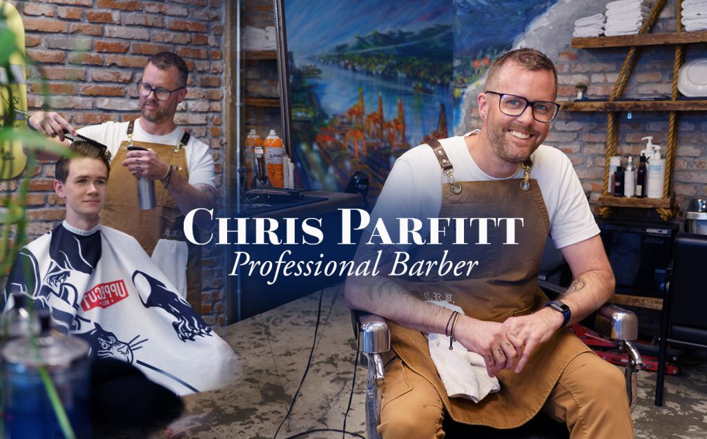 Barber Course to Career: Chris Parfitt Finds Rhyme and Reason in the Chair